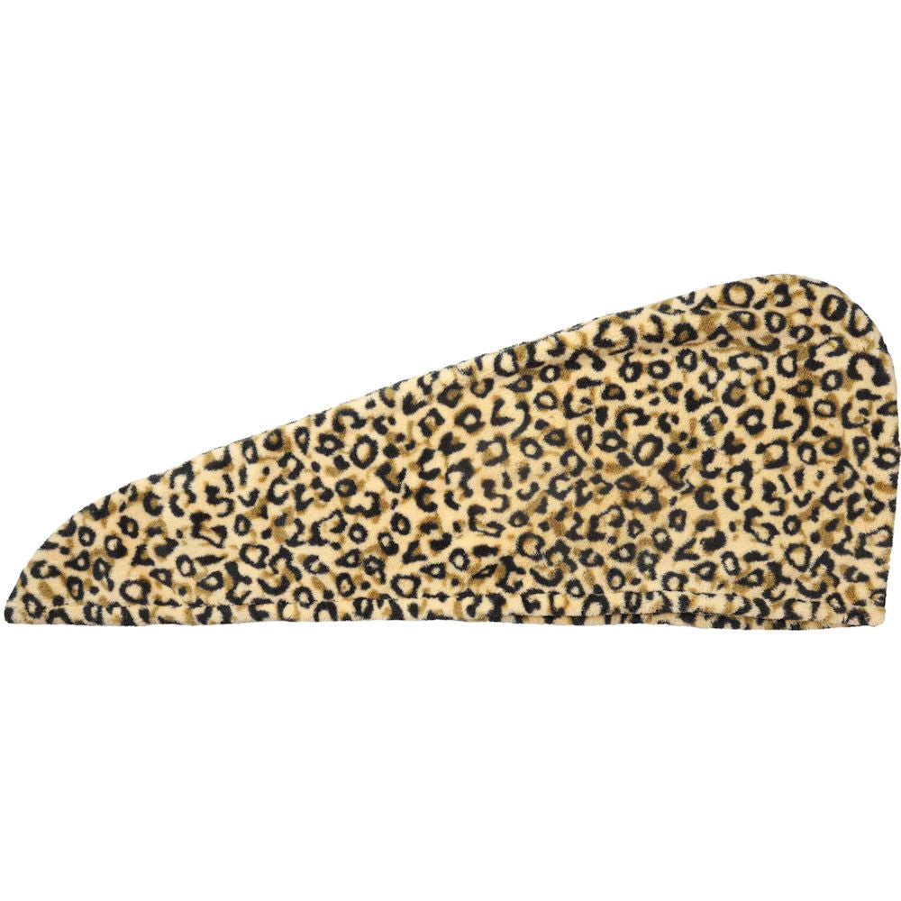 W7 Cosmetics Hair Drying Turban - Leopard Print