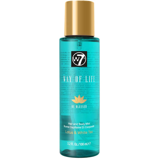 W7 Cosmetics Way Of Life Hair & Body Mist Lotus & White Tea