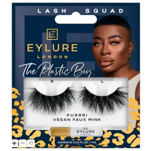 Eylure Plastic Boy Collection False Eyelashes Purrr!