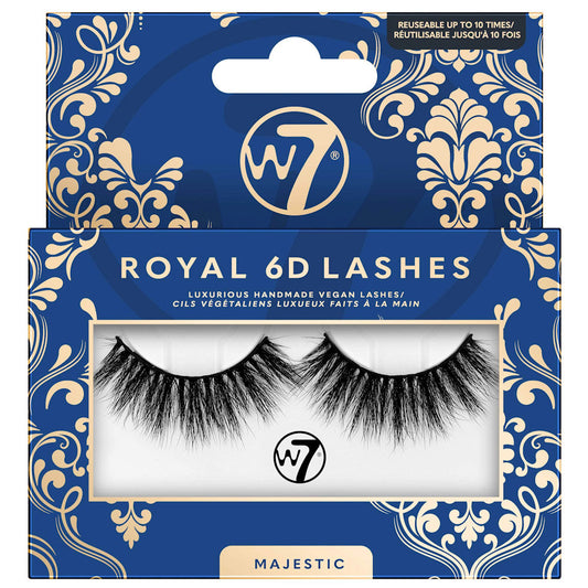 W7 Cosmetics Royal 6D False Eyelashes Majestic