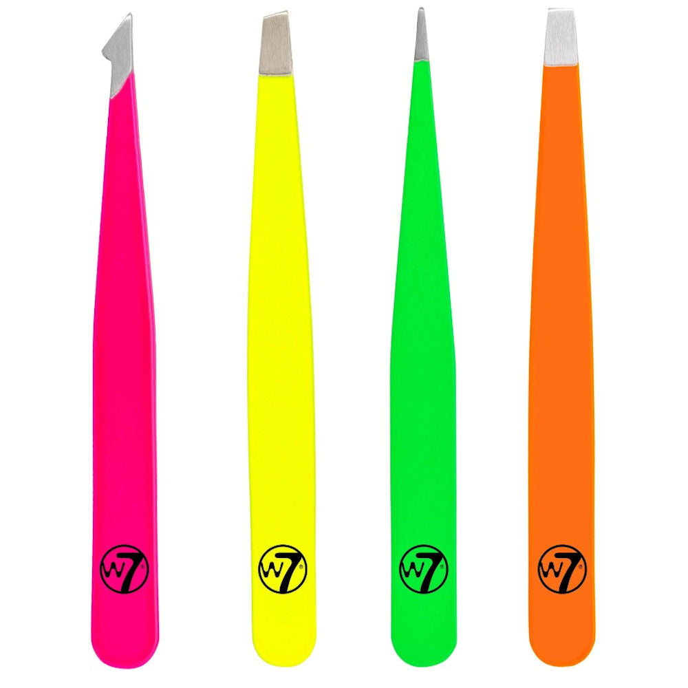 W7 Cosmetics Glow Getter Neon Tweezer Kit