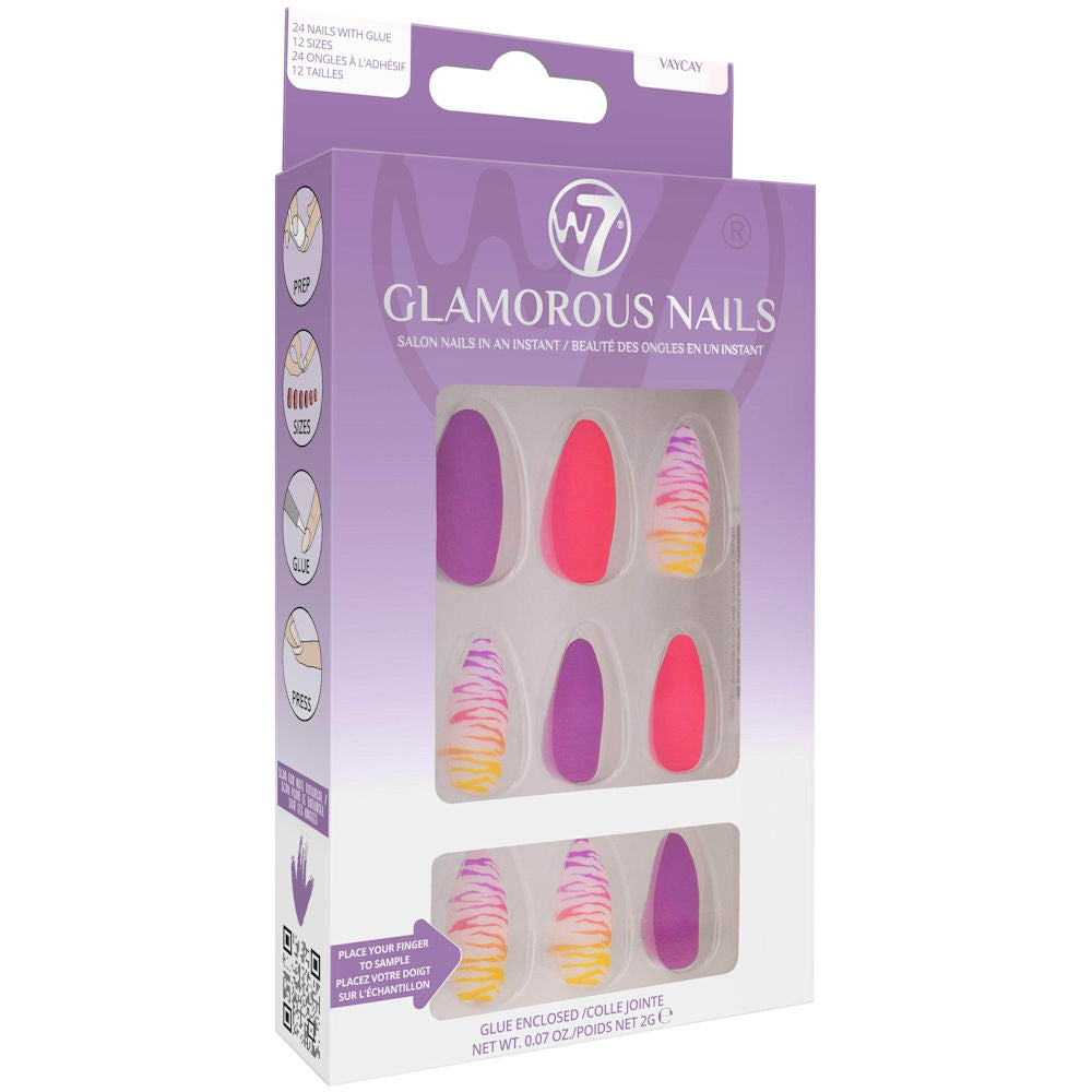W7 Cosmetics Glamorous False Nails Vaycay