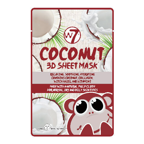 W7 Cosmetics Coconut 3D Sheet Face Mask