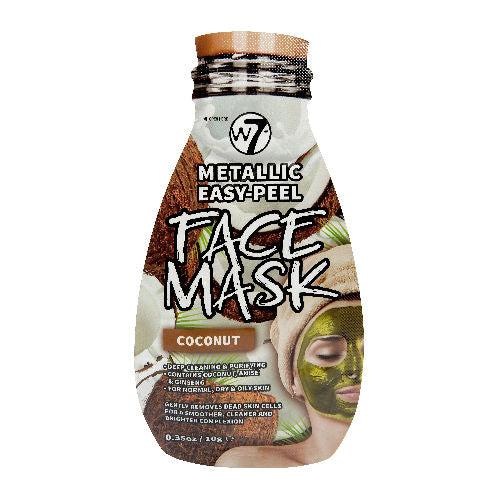 W7 Cosmetics Metallic Easy-Peel Coconut Face Mask