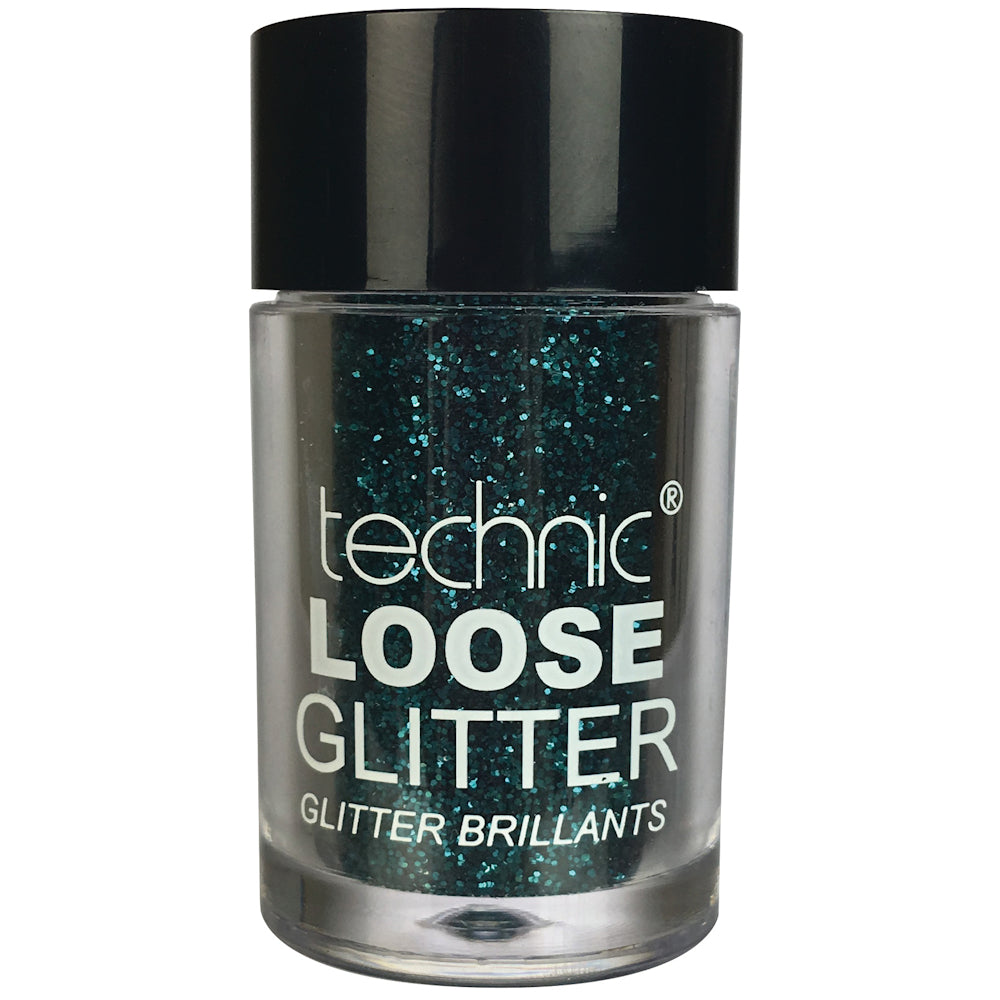 Technic Cosmetics Dark Green Sarasota Shore Face & Body Loose Glitter