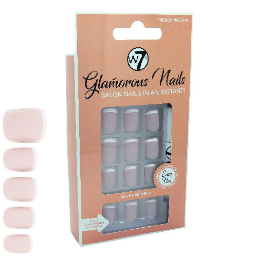 W7 Cosmetics French Nails 01 Glamorous False Nails