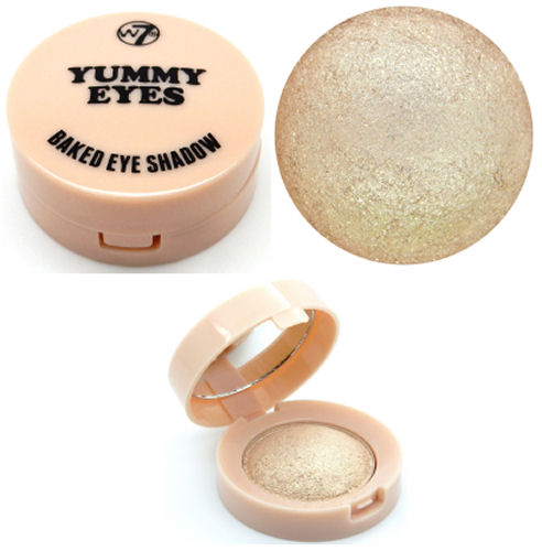W7 Cosmetics Light Gold Cafe Latte Yummy Eyes Shimmer Eyeshadow