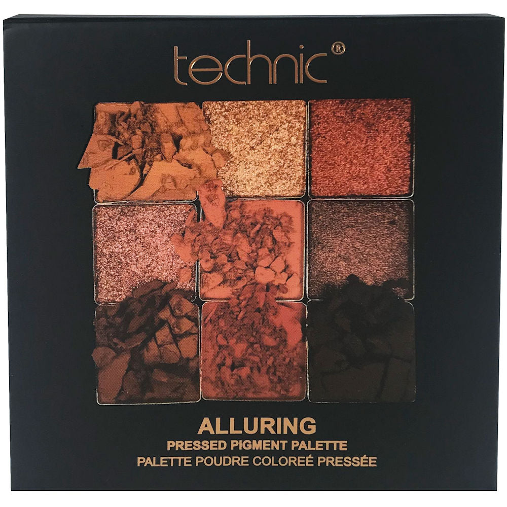 Technic Cosmetics Alluring Bronze Pressed Pigment Eyeshadow Palette
