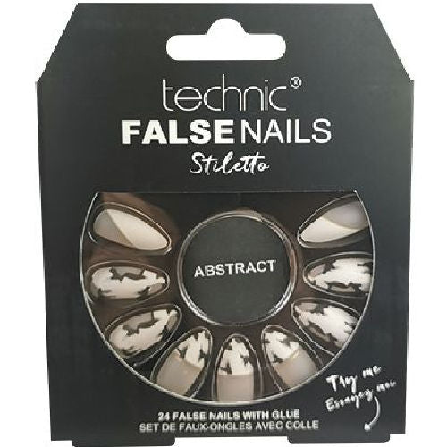 Technic Cosmetics Stiletto Abstract False Nails