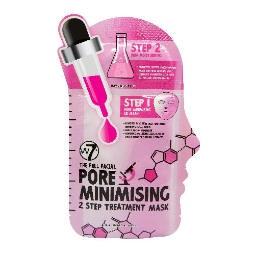 W7 Cosmetics Pore Minimizing 2 Step Treatment Face Mask