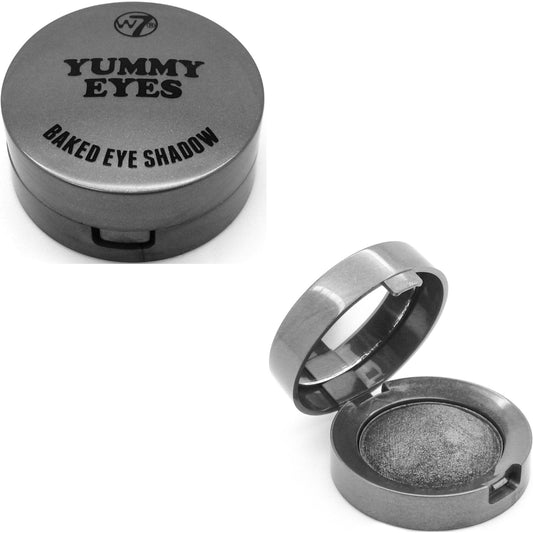 W7 Cosmetics Rock N Roll Yummy Eyes Shimmer Grey Silver Eyeshadow