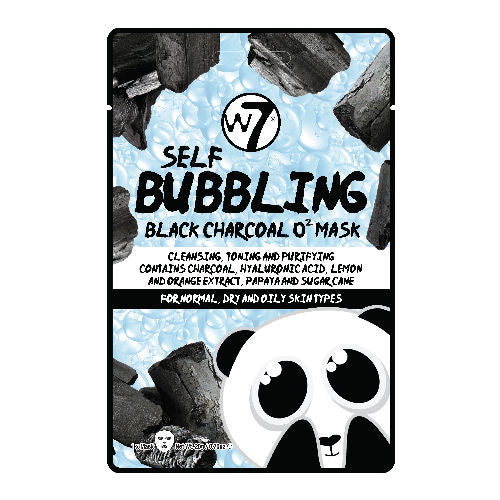 W7 Cosmetics Self Bubbling Black Charcoal Face Mask