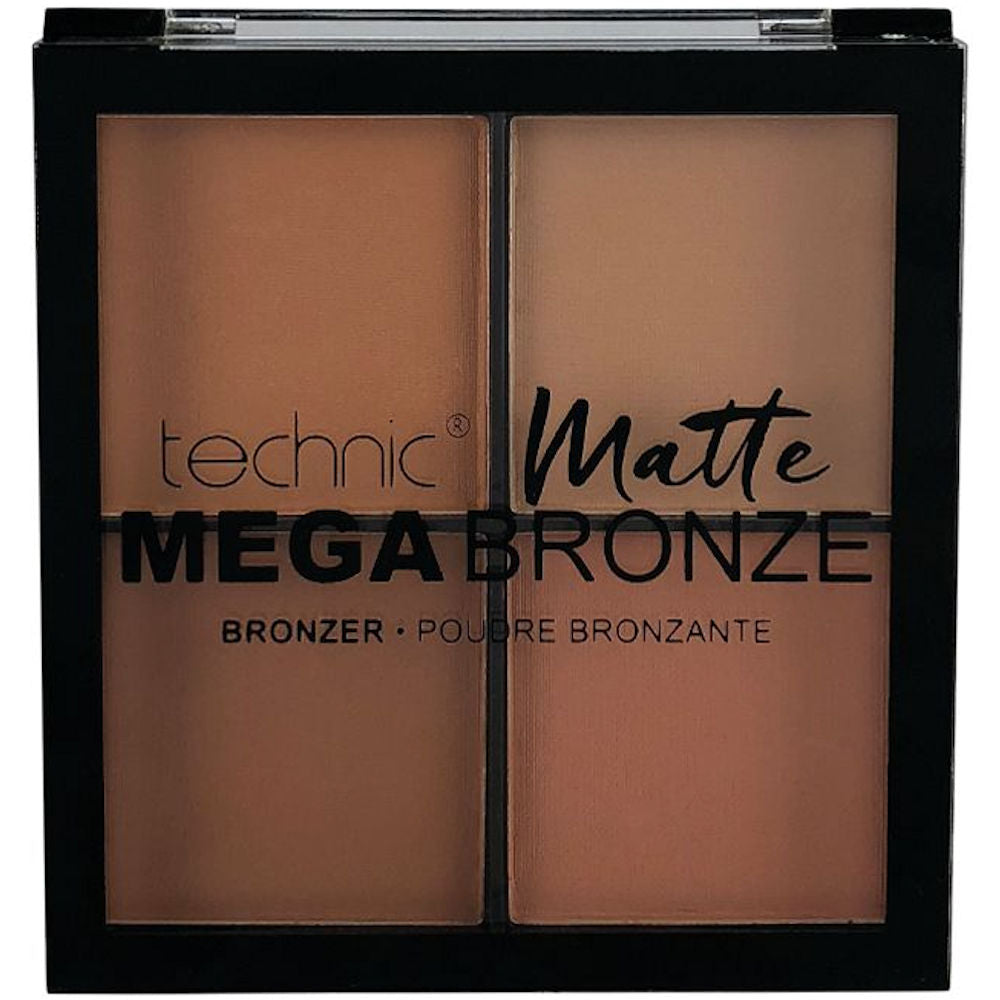 Technic Cosmetics Mega Matte Bronze & Contour Bronzer Quad