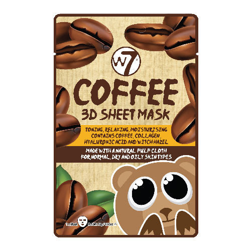 W7 Cosmetics Coffee 3D Sheet Face Mask