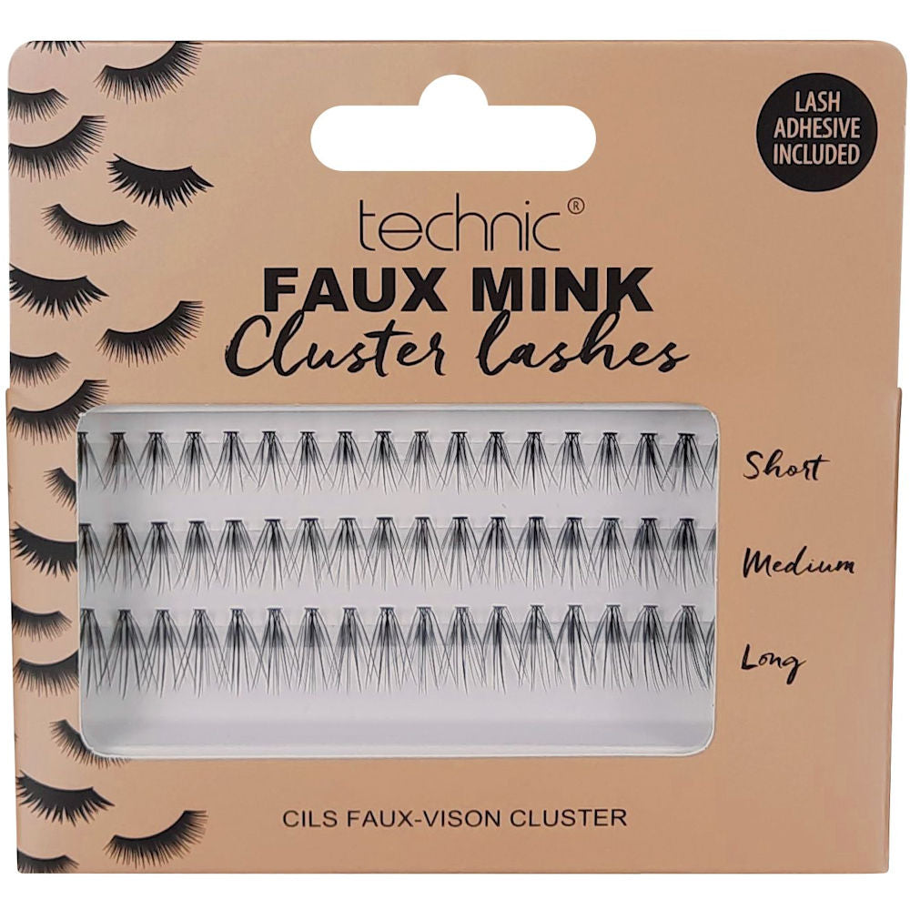Technic Cosmetics Faux Mink Individual Cluster Lashes False Eyelashes