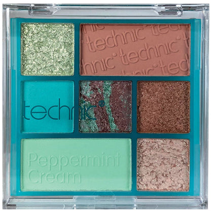 Technic Cosmetics Peppermint Cream Pressed Pigment Eyeshadow Palette