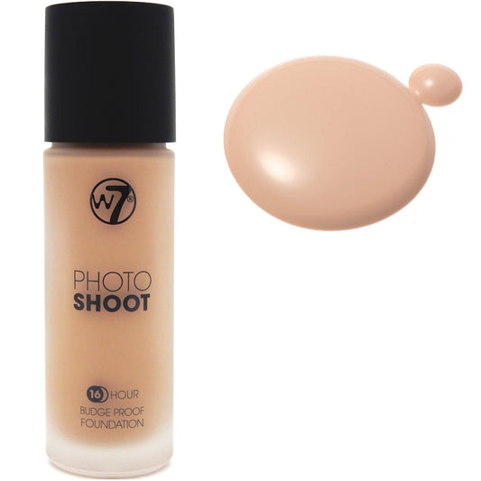 W7 Cosmetics Natural Beige Medium Photoshoot Liquid Foundation