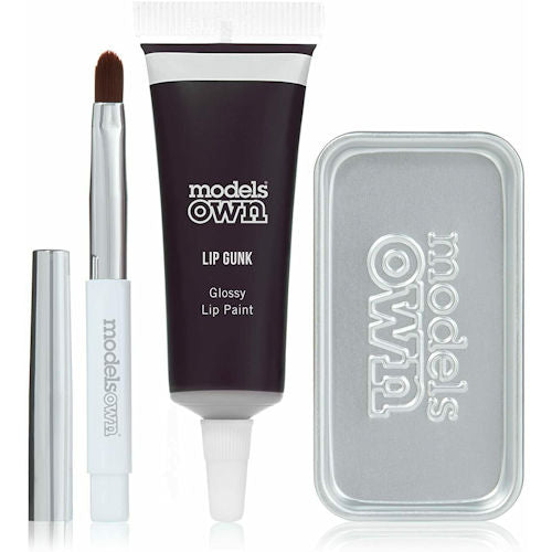 Models Own Loud Lip Gunk Metallic Lip Paint Black Lipgloss No.01