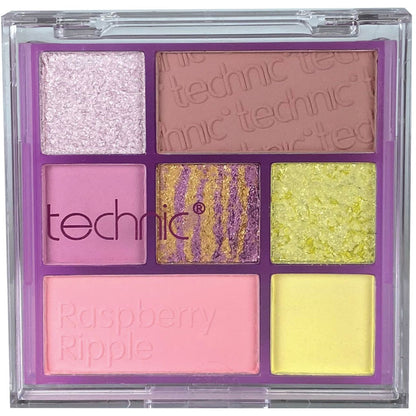 Technic Cosmetics Raspberry Ripple Pressed Pigment Eyeshadow Palette
