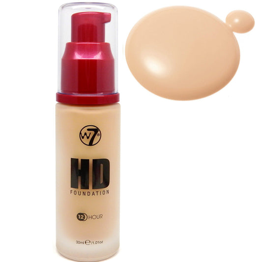 W7 Cosmetics Fresh Beige Light Liquid HD Full Coverage Foundation