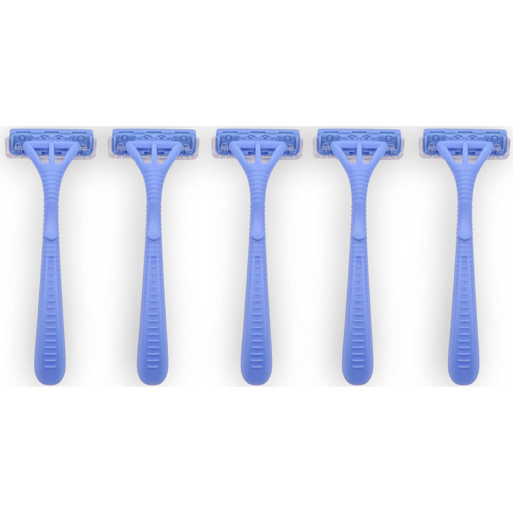 Womens Disposable 5 Pack Razors Hair Removal Smooth Skin