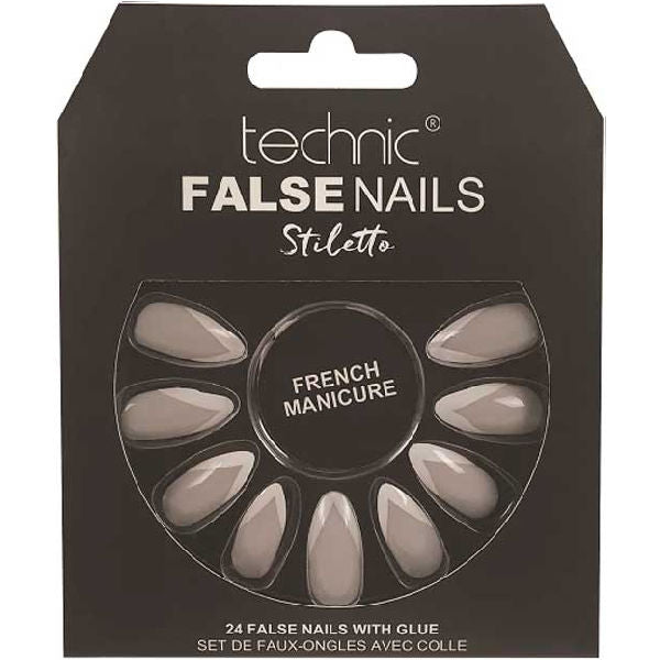 Technic Cosmetics Stiletto French Manicure False Nails