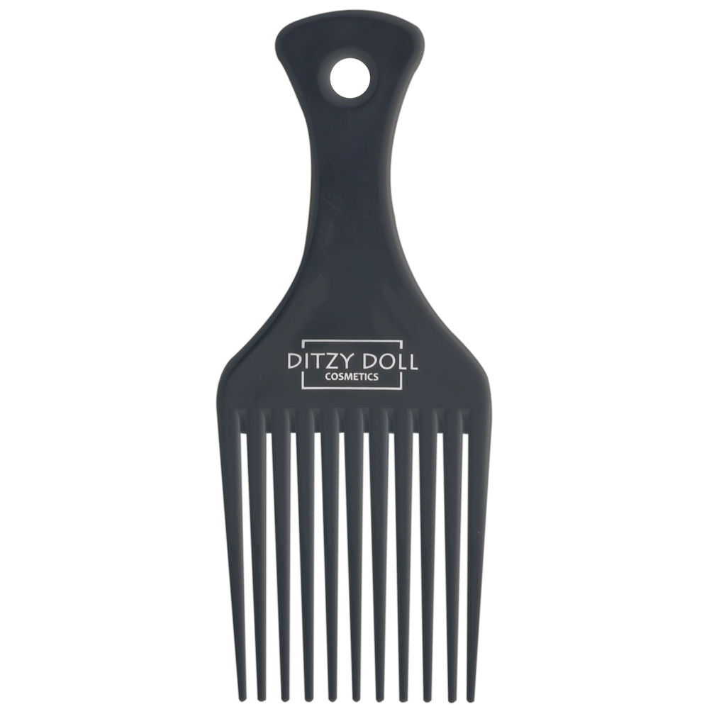 Ditzy Doll Cosmetics Grey Wide Tooth Afro Hair Comb
