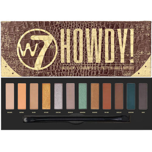 W7 Cosmetics Howdy! Pressed Pigment Eyeshadow Palette