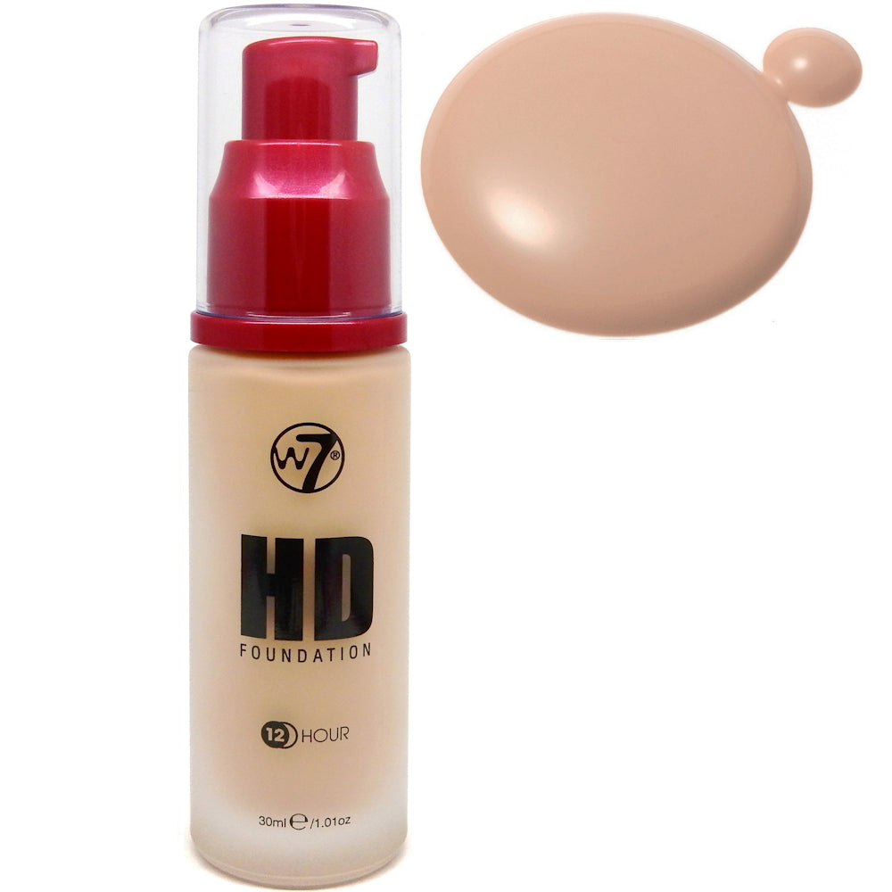 W7 Cosmetics Early Tan Medium Liquid HD Full Coverage Foundation